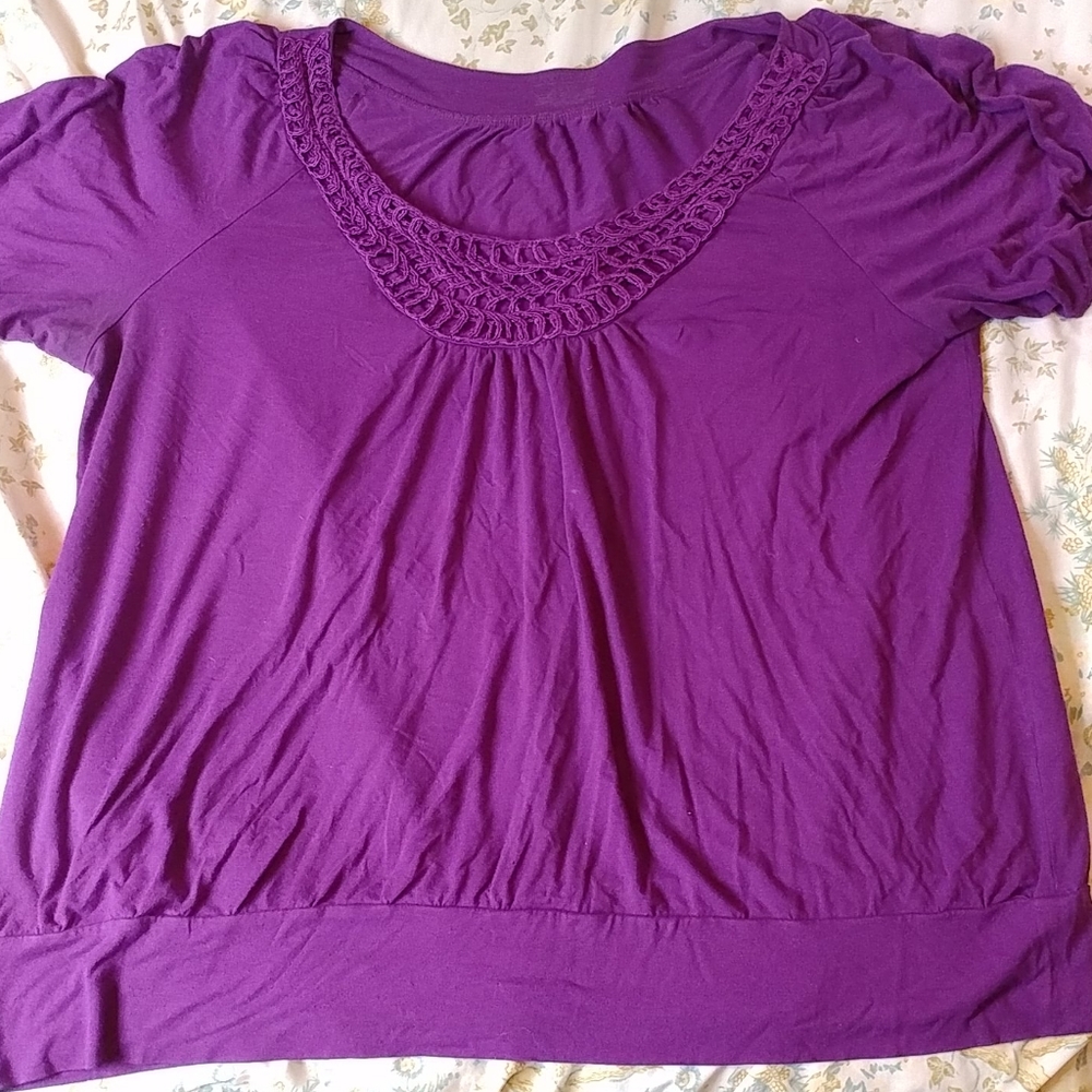 Purple blouse